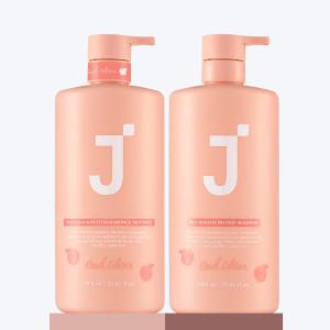 (10%중복쿠폰)제이숲 실크 케라틴 단백질 피치에디션 샴푸+트리트먼트1000ml
