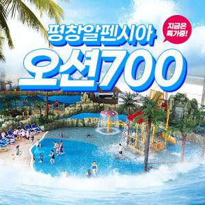 |단독특가|알펜시아리조트 오션700 워터파크 종일권