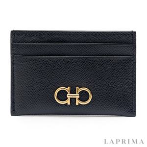[FERRAGAMO] 페라가모 간치니 카드지갑 22-0007 NERO 742164