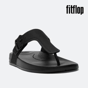 [공식] 핏플랍 아이쿠션 버클 쪼리 플립플랍 ALL BLACK