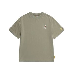 [내셔널지오그래픽키즈] K232UTS940 동물와펜 반팔티 LICHEN KHAKI