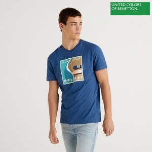 [베네통] Summer printed slub t-shirt 2S_3BVXU103I_217