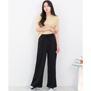 여자 와이드 밴딩 골지바지 조거팬츠 팬츠DJW-PTS-SGQQC230-소라