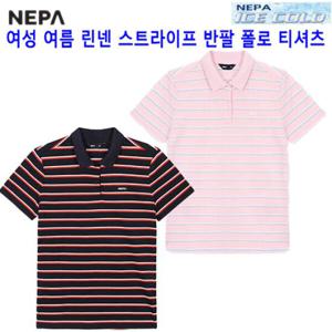 [네파][카라티셔츠 폴로티셔츠](7K45251) 여성 여름 린넨 아이스 반팔 폴로티셔츠