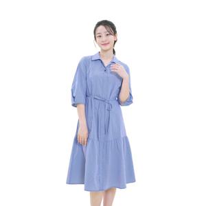 [올리비아하슬러] 데일리 플레어 롱 카라 원피스_OHDMOP101 OHDMOP101