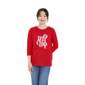 [올리비아하슬러] 라운드넥 7부소매 티셔츠_OHDMTS902 OHDMTS902