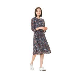 [크로커다일레이디] 프린트 레이스 A라인 슬림 원피스_CLDMOP107 CLDMOP107