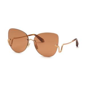로베르토 카발리 선글라스 SRC062 Gold
