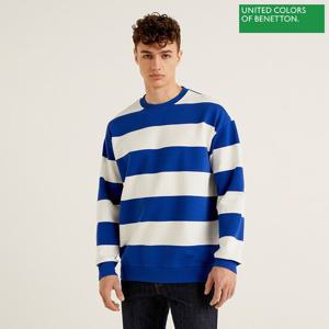 [베네통] Striped sweatshirt 2F_36OYU100Q_NY