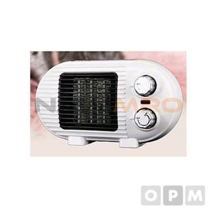 PTC 미니 팬히터 TP-800D/1EA/화이트/중량 730g