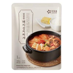 아워홈 칼칼한 돼지김치찌개 300g X 4개