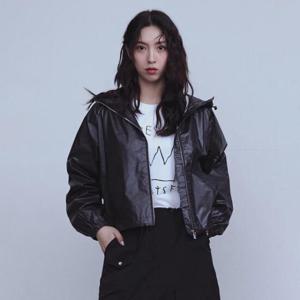 [클라이드앤]클라이드엔 여성 고밀도 레더 후드 점퍼 FOCJP811F