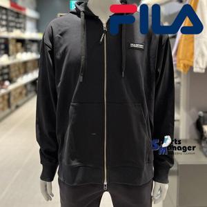 [휠라] 후드집업 /I13- FS2FTF1131X-BLK / 공용 컴포트핏 인터내셔널 후드집업