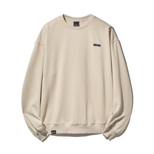 [그루브라임]유니)기본로고 맨투맨 (BEIGE) LRSFCTM728M