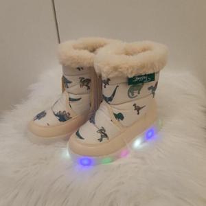 TALENTKIDS HC24 TS파르페공룡LED베이지털부츠 TSX71DSW13
