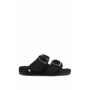 [BIRKENSTOCK] 여성 쉬어링 슬라이드 1029990 블랙 /5