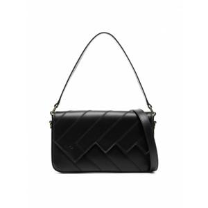 [MISSONI] 여성 숄더 백 플랩 웨이브 블랙 레더 MI10001A001 /8