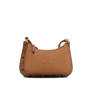 엠씨엠 여성 브라운 호보백 MWHFSTA03COGNAC