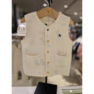 [블루독베이비]25SS (IV)쥬라기퀼팅베스트 (4517003001) 양면조끼 면조끼 등원 조카 백일 돌