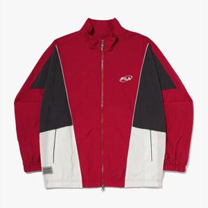 휠라바람막이 TQJ FS2JKG1102X-RED 컬러 블럭 바람막이