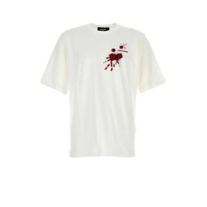 디스퀘어드2 반팔 티셔츠 S74GD1343S24662 100 White