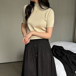 걸스데일리 /  Muse12 에센셜 퍼프 반목 니트