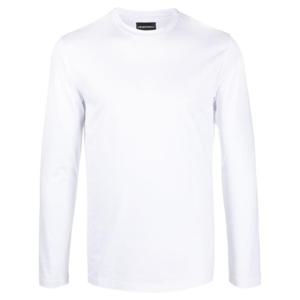 엠포리오 아르마니 긴팔 티셔츠 8N1TE9 WHITE