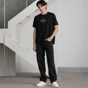 CK진 남성 90s 스트레이트핏 블랙 데님 리오더(J327458R)