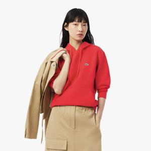 라코스테 공식 여성 더블페이스 피케 후드 스웨트셔츠 SF8346-55G ZBG