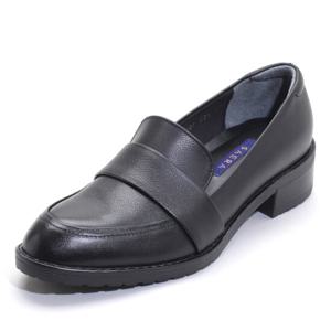 [세라] 구두 여성화 소가죽 베이직 데일리 로퍼 S23P401 블랙 3CM
