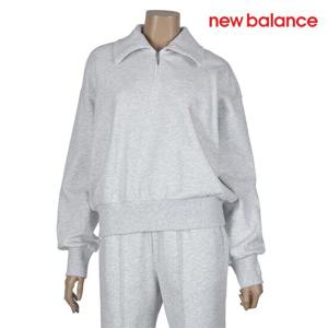 [뉴발란스] 여성용 티셔츠 /B27- NBNCECW202 AC / 우먼스 소프트 반집업 맨투맨 (SEMI-OVER FIT)