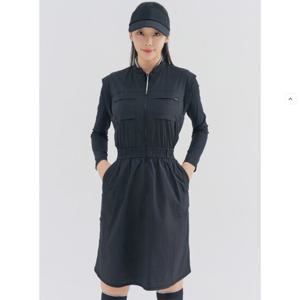 [레노마골프]24SS 여성 넥시보리 슬리브리스 원피스 RWONN5377-1