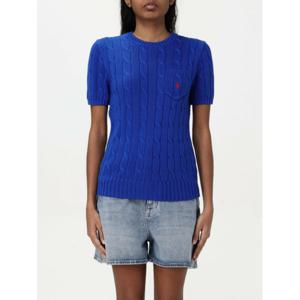 [POLO RALPH LAUREN] 여성 스웨터 트리콧 코튼 211895379 013 Blue 1 /6