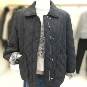 [크레송]체크소매 경량 봄패딩MBCJDA03