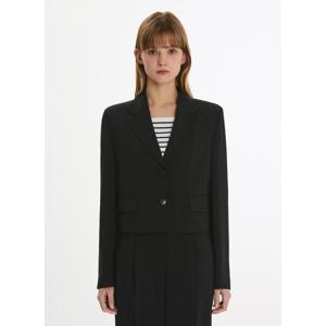 [시스티나] JP2060 크롭 투버튼 정장재킷/정장재킷/오피스룩