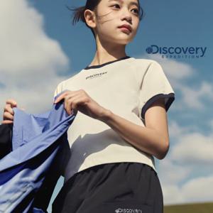 디스커버리키즈 DKTR92053-WHS 여아 프레시벤트 에센셜 트레이닝 링거 반팔 티셔츠