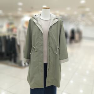 [크레송]후드 허리쪼임조절 하프코트MBCMYA02