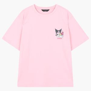[더데이걸]쿠로미 백포인트 박시 티셔츠 TGRA2345K [모다아울렛