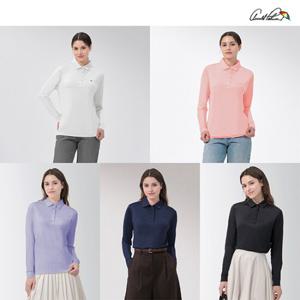 [아놀드파마]아놀드파마 여성 기능성 긴팔 카라 티셔츠 5종 세트