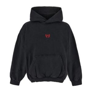 발렌시아가 루즈 핏 미디엄 핏 후드티 767877TSVC6 1041