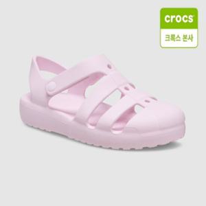 [크록스 본사] 클래식 피셔맨 키즈 핑크밀크 210625-6ZW