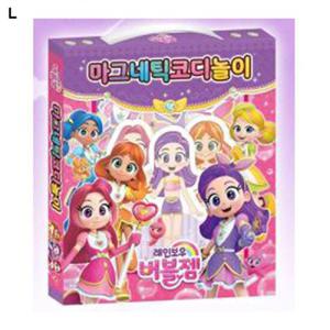 학산문화사 마그네틱코디놀이 레인보우 러블젬 자석스티커 코디놀이 코디놀이스티커 팬시스티커 소품꾸미기