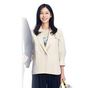 [올포유] [모델착장] 여성 캐주얼 테일러드 7부 숏자켓 ALKKM3311-509