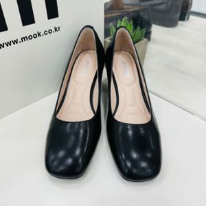 [무크]mook여성 6cm굽  펌프스 구두 블랙AA