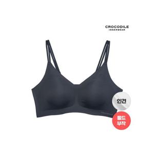 [크로커다일 이너웨어]라이크라 인견쉘론 몰드부착 더블스트랩 감탄브라 1종 CDWBR5N36T