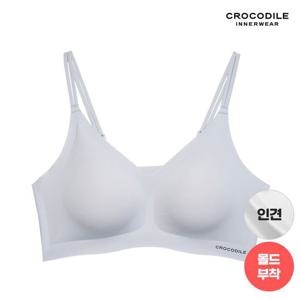 [크로커다일 이너웨어]라이크라 인견쉘론 몰드부착 더블스트랩 감탄브라 1종 CDWBR5N34T