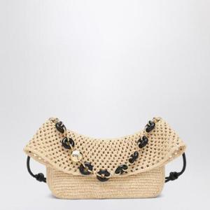 LOEWE Medium Ola bag in natural raffia AP22P22X05NF/Q_LOEW-2123