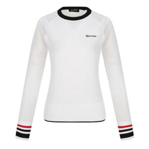 [테일러메이드] 25SS 여성 라운드 래글런 풀오버 니트 TWSRO5123-100