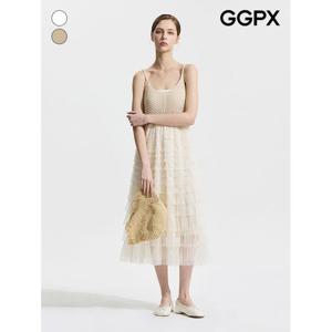 [GGPX]바캉스룩 캉캉 쉬폰 원피스 (GP4OP088F)