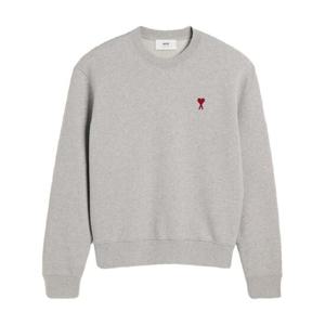 AMI Paris 아미 드 꾀흐 코튼 스웨트셔츠 E25BFUSW035730